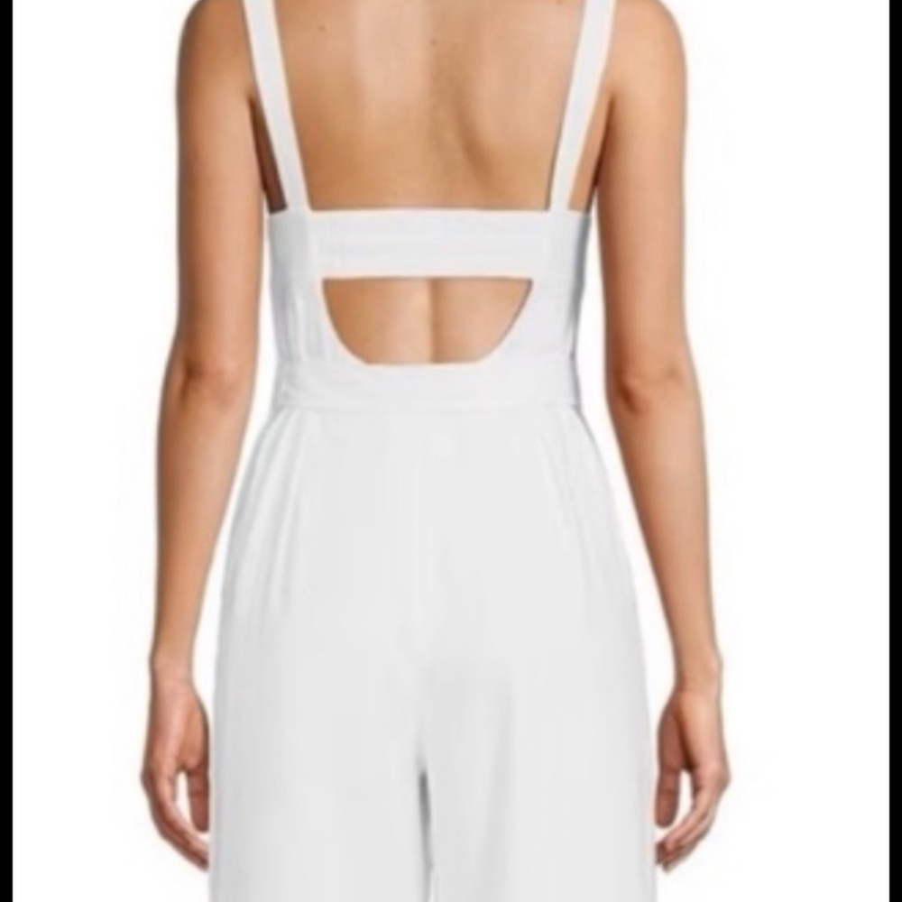 Antonio Melani Elise Stretch Linen Jumpsuit size 8